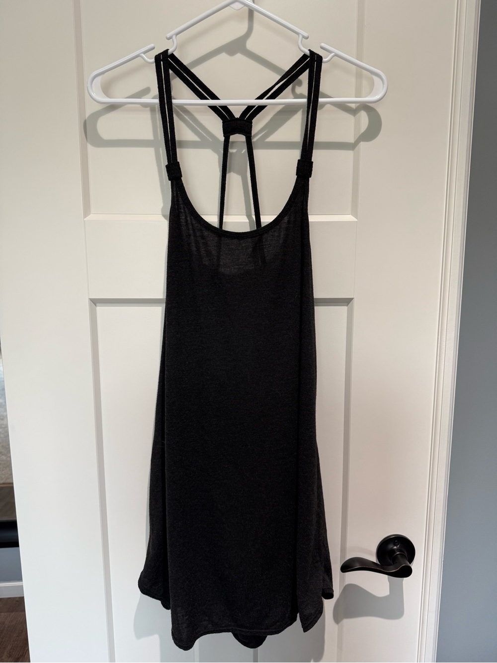TYR charcoal swimsuit Cover Up dress LOLANI size medium
